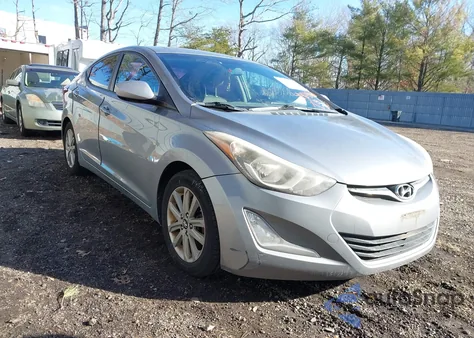 2014 Hyundai Elantra Se from USA, damaged, VIN KMHDH4AE8EU049339